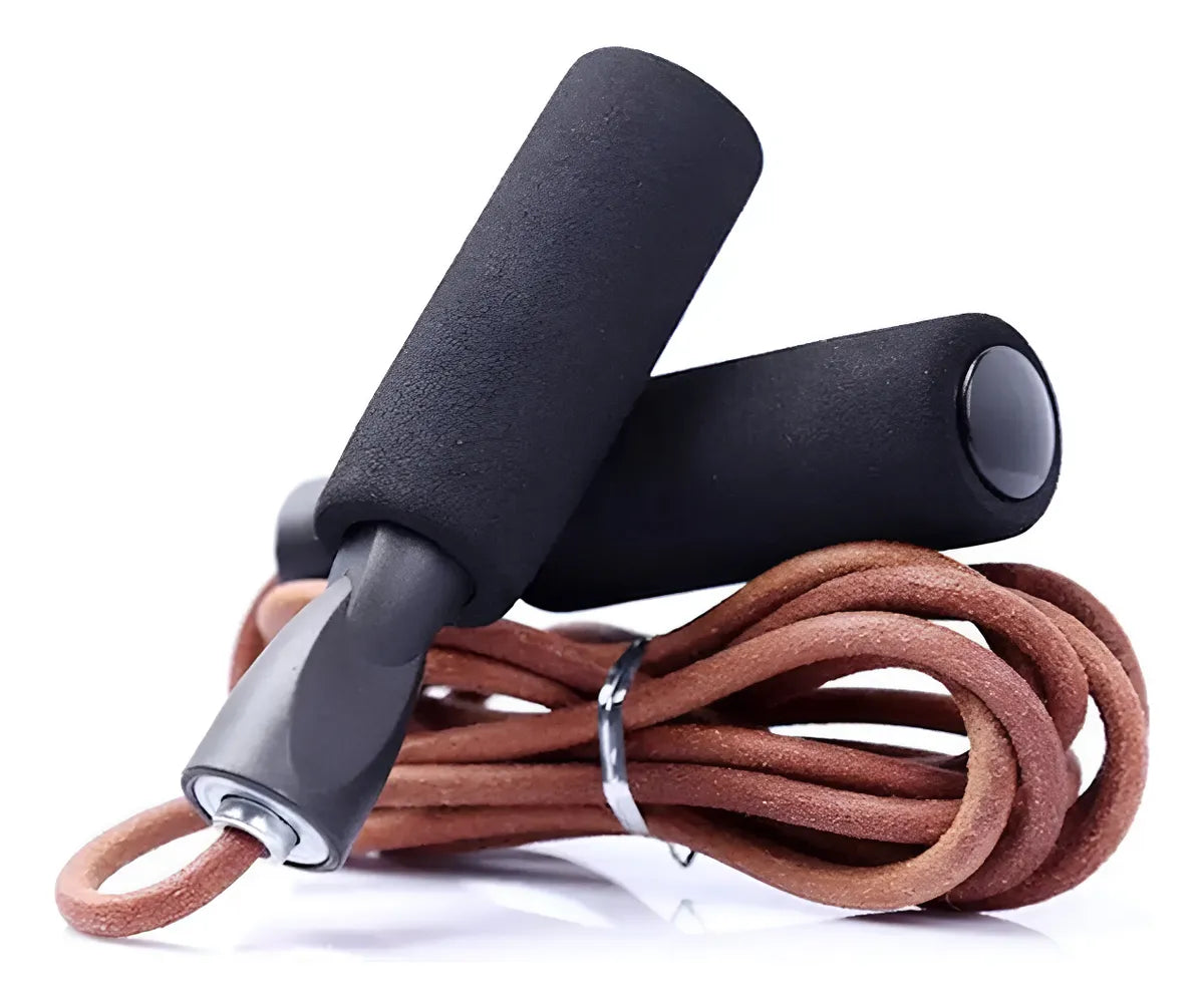 CUERDA SALTO DE CUERO MANGO SOFT