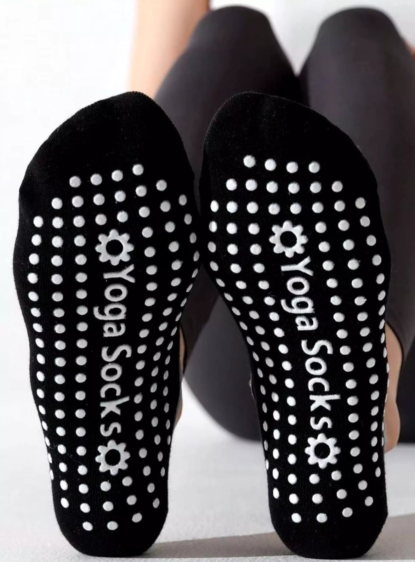 CALCETINES MEDIAS ANTIDESLIZANTES DE YOGA