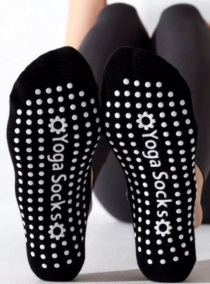 CALCETINES MEDIAS ANTIDESLIZANTES DE YOGA