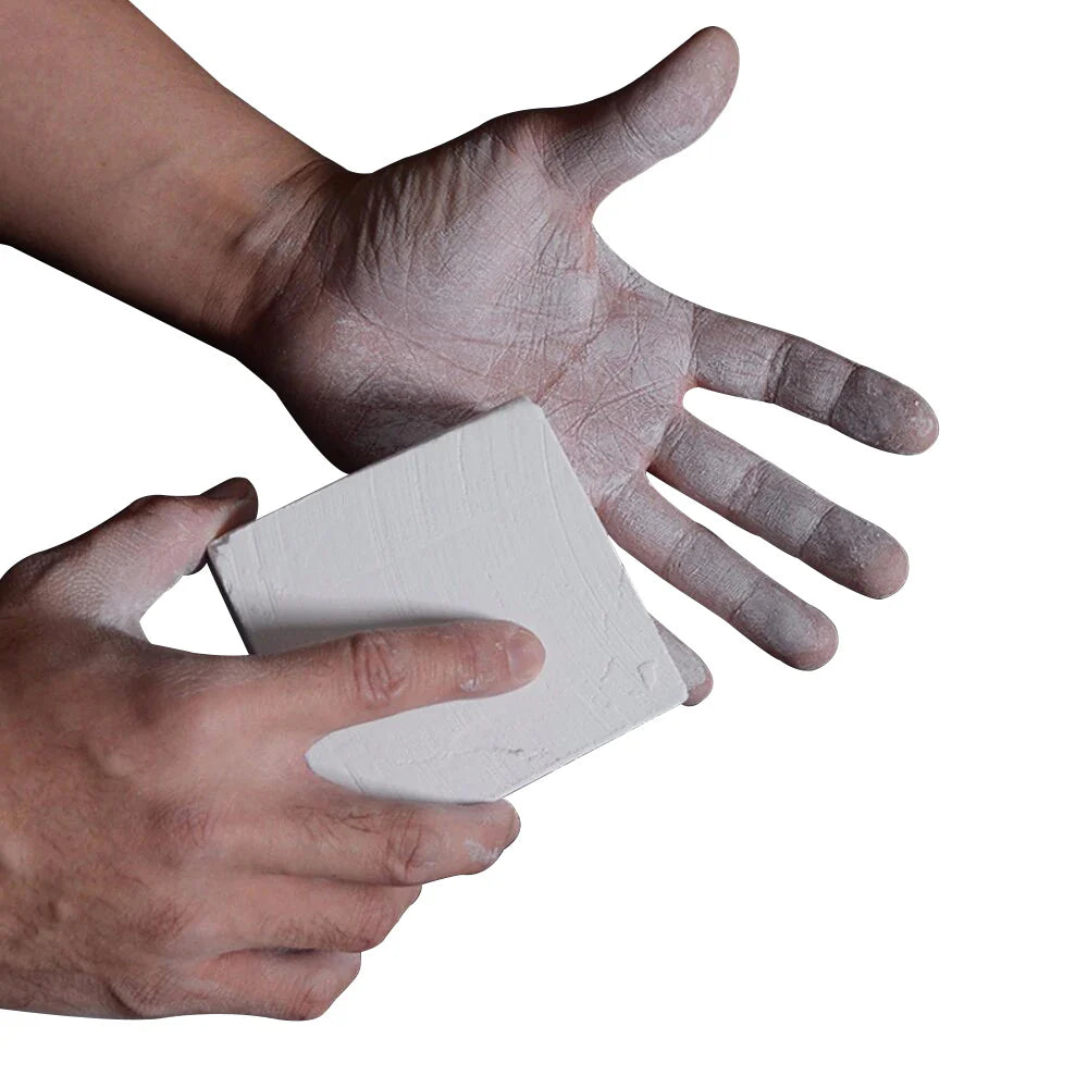 BLOQUE DE MAGNESIO EN POLVO SUDOR MANOS