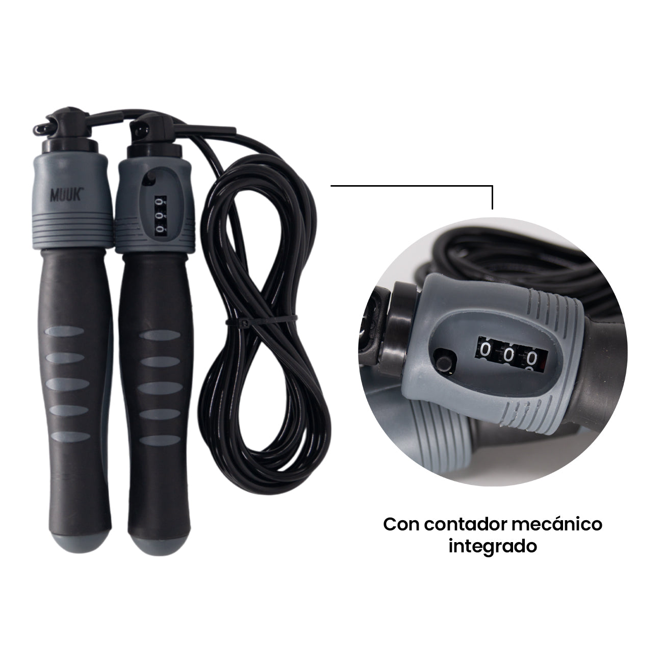 CUERDA DE SALTO MUUK PVC CONTADOR MECANICO