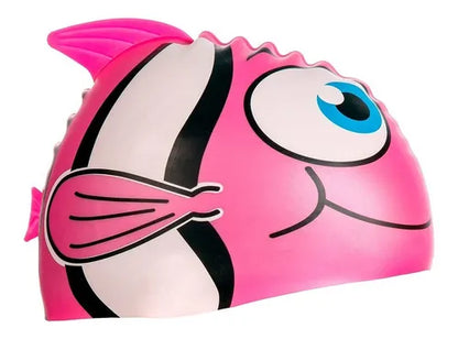 GORRA DE NATACION SILICONA DISEÑO JUNIOR