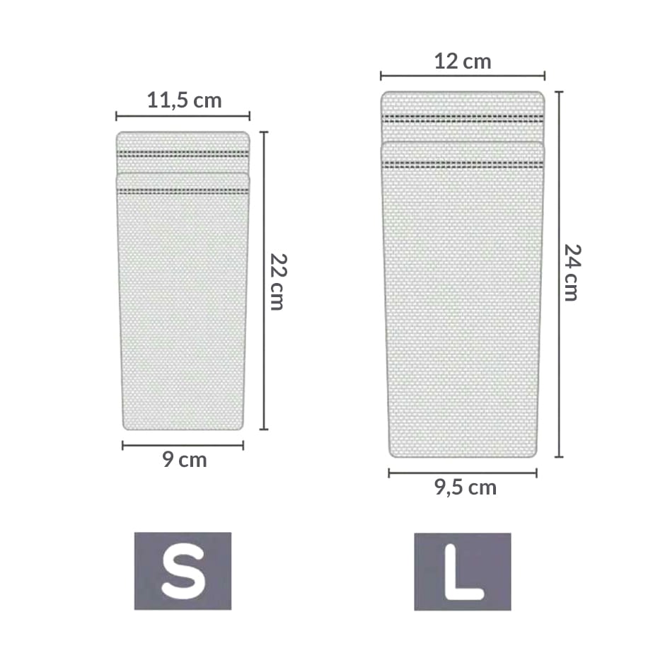 SOPORTE MEDIA COMPRESION DE CANILLERAS