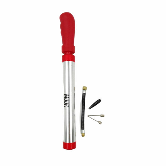 BOMBÍN DE MANO ALUMINIO ACCESORIOS MUUK
